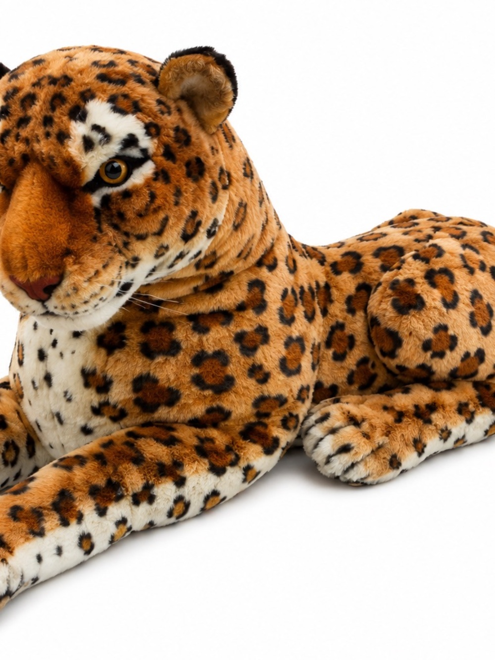 Best Made Toys Leopard Plush 48” Large Realistic Stuffed Animal Big Cat